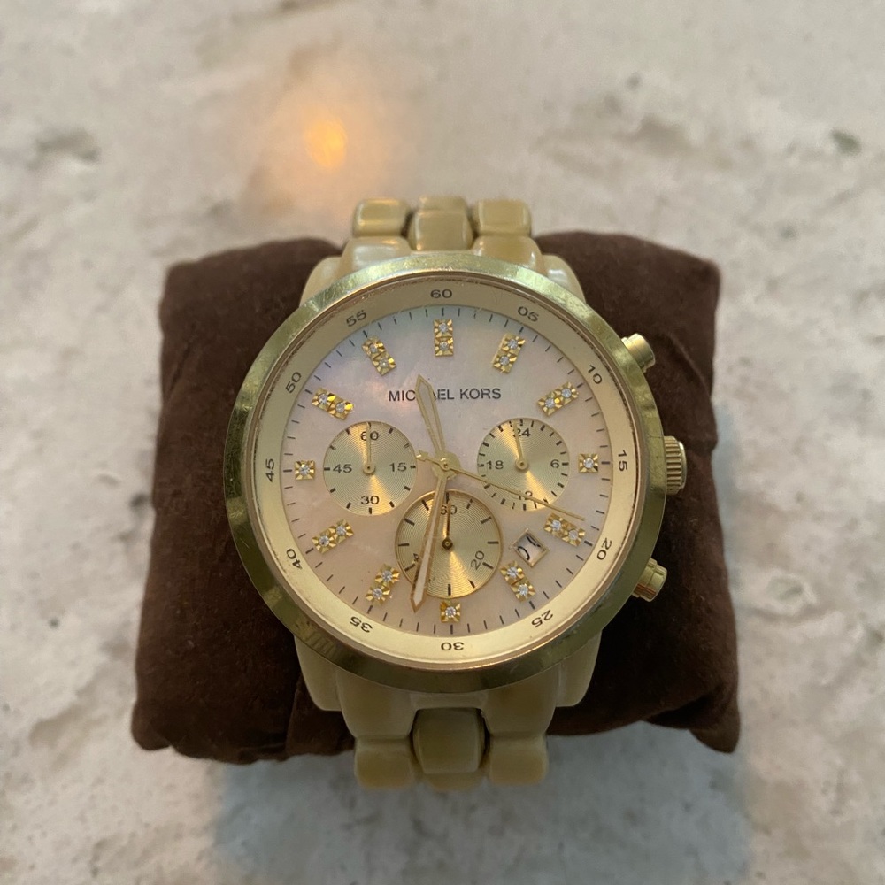 Gold Oversized Micheal Kors Watch